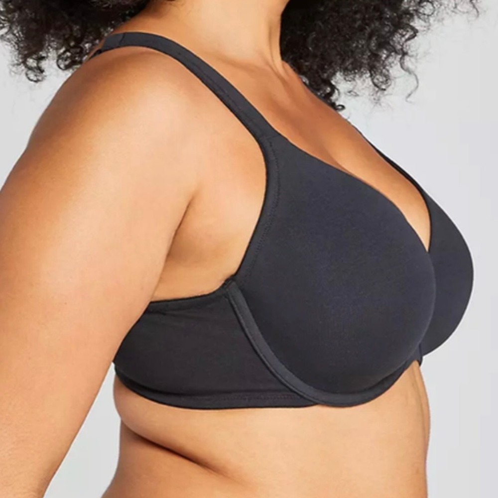 Cacique Black Boost Plunge T-Shirt Bra NWT Size 38G - Picture 3 of 10